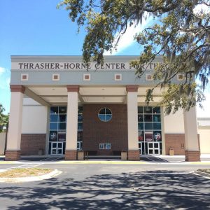 Exterior of Thasher-Horne Center