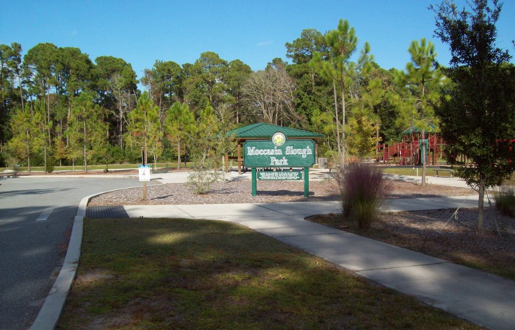 Entrance to Moccasin Slough