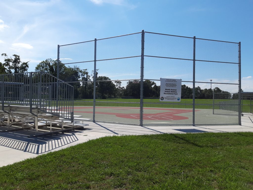 Baseball field at Moody Avenue Park