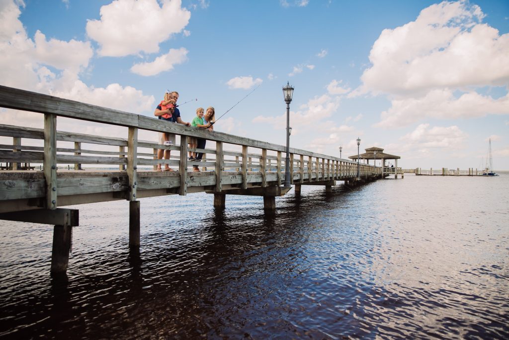 Family at Green Cove Springs Pier