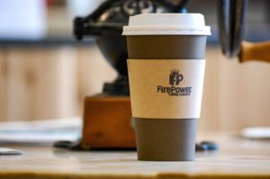Coffee Cup at FirePower Coffee - Keystone Heights FL