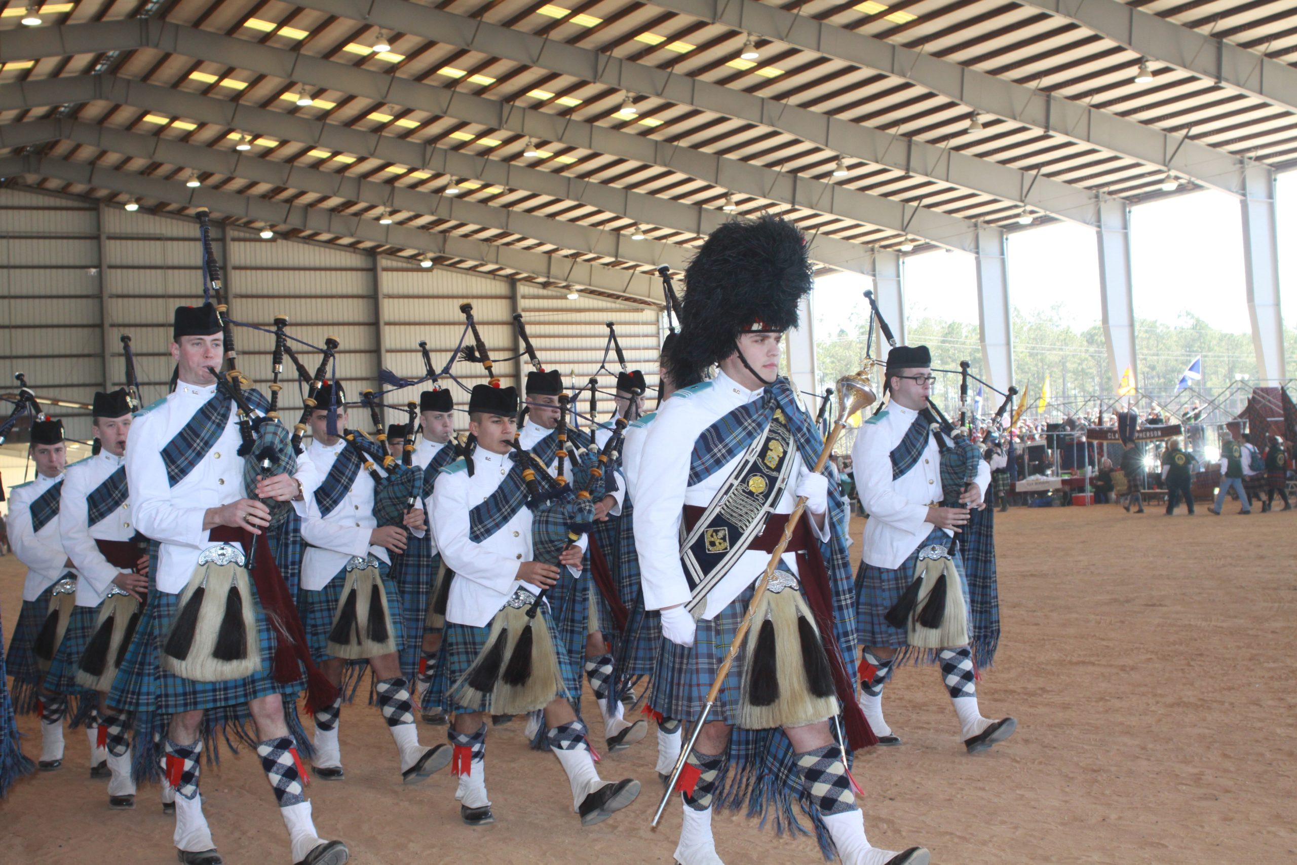 Marching Band at The Northeast Florida Scottish Highland Games and Festival