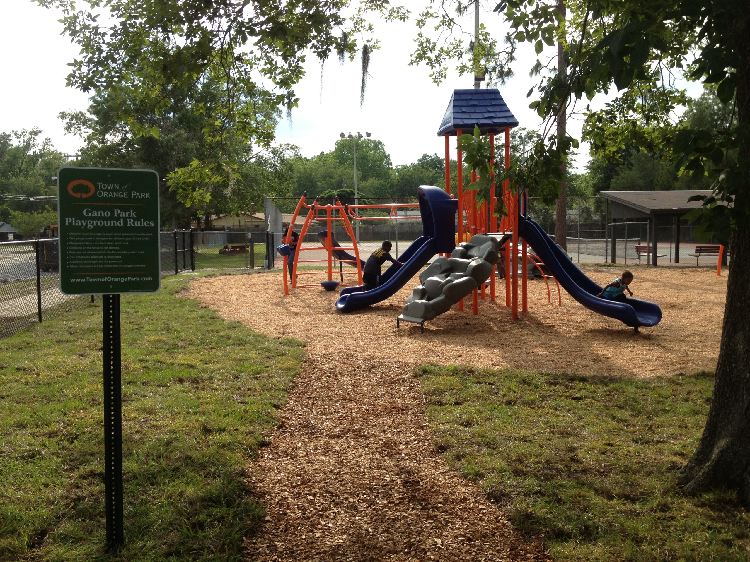 Playground at Gano Avenue Park - Orange Park Fl