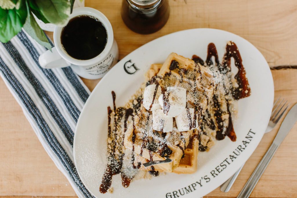 S'mores Waffle at Grumpy's - Orange Park FL