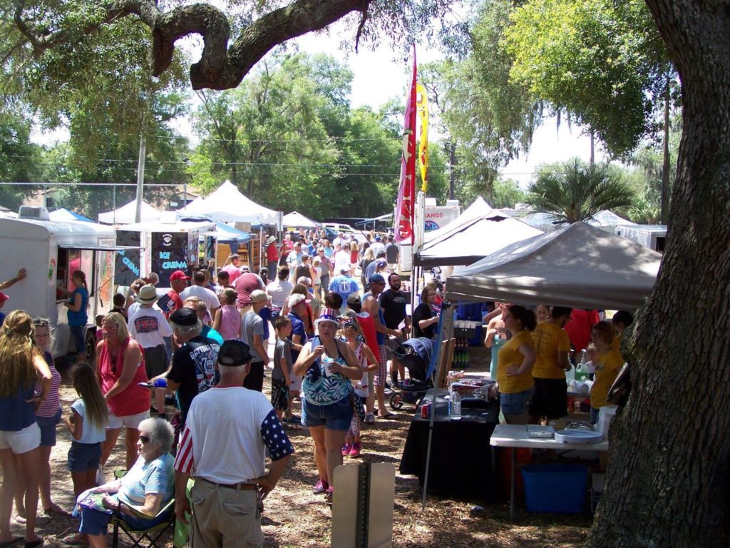 Crowd at Our Country Day Celebration - Keystone Heights FL