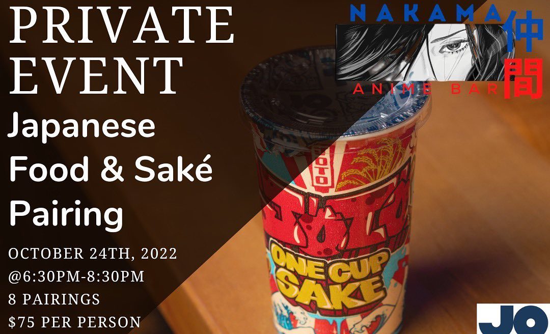 Nakama Anime Bar- Sake Tasting