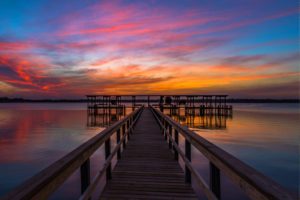 Sunset on the St. Johns River - Clay County, FL.