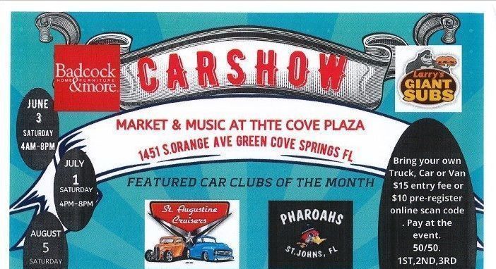 Market & Music at the Cove Plaza- Car Show