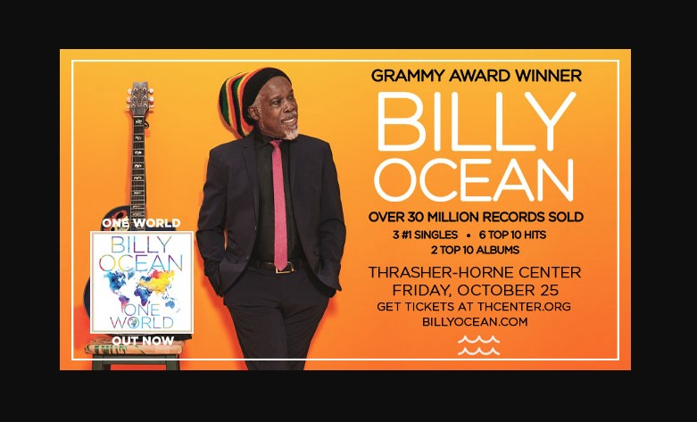 Billy Ocean at the Thrasher-Horne Center