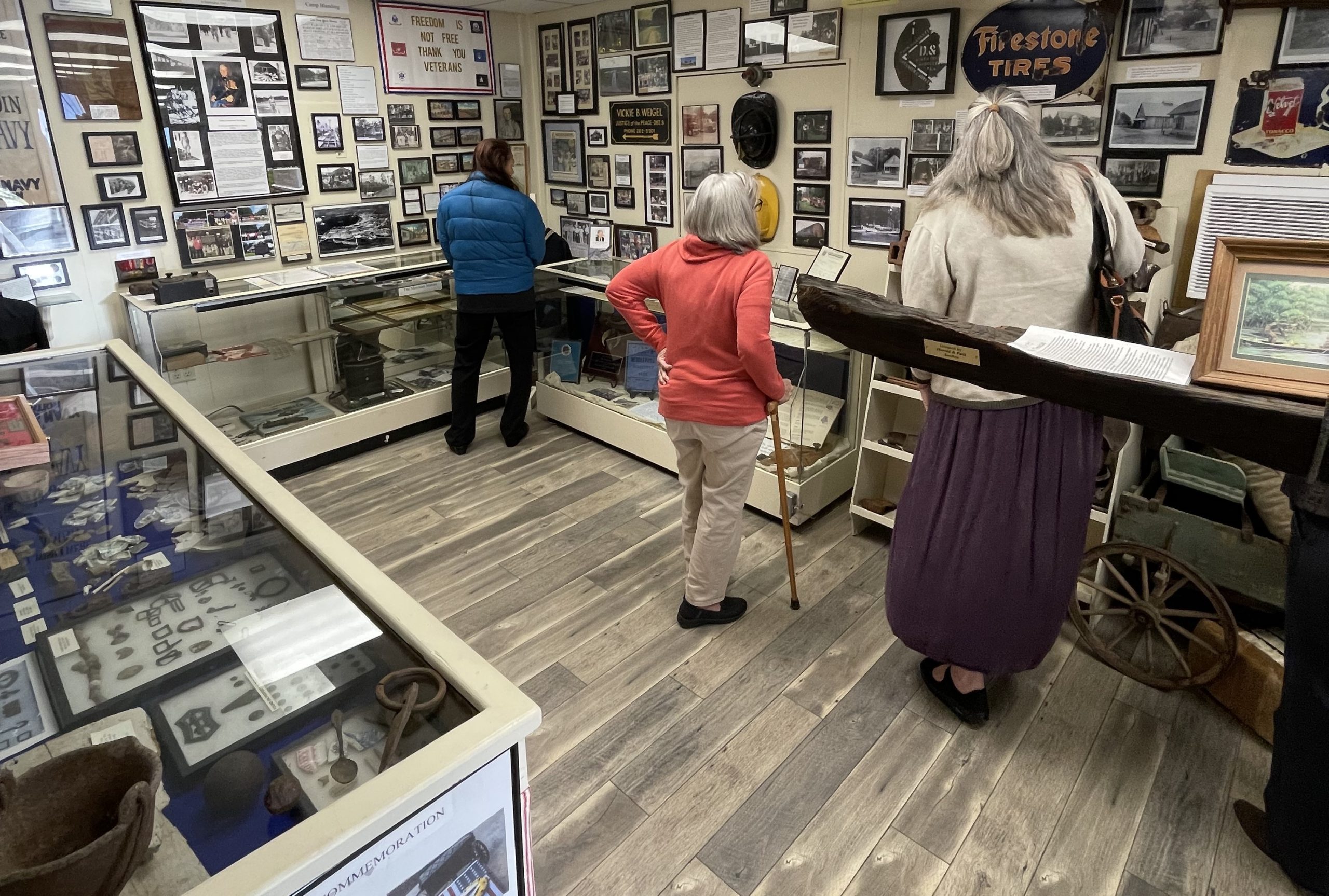 visitors enjoying the middleburg museum displays