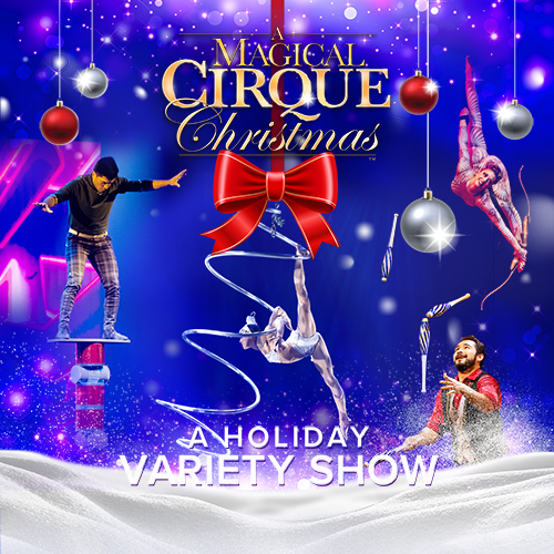 Cirque Christmas Feature Photo Event flyer