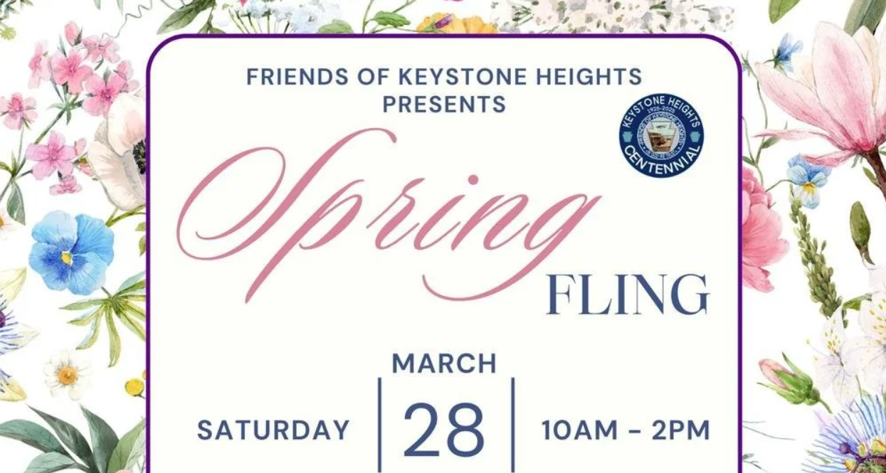 flyer of the spring fling with date and time